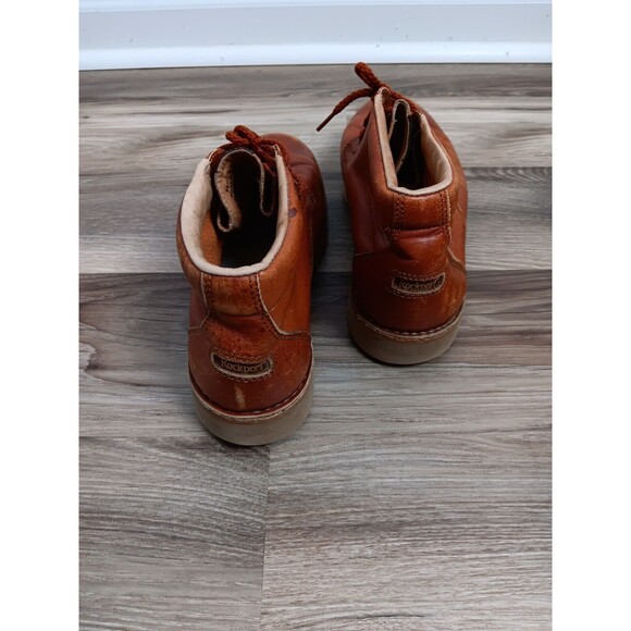 ROCKPORT Ankle Shoes Men\'s 11 Brown Leather Boots Vibram Morflex main image 7